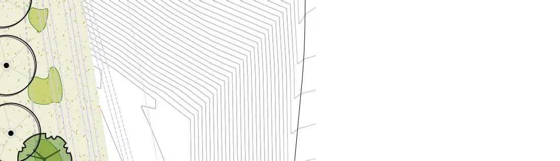 Topographical contour lines detail
