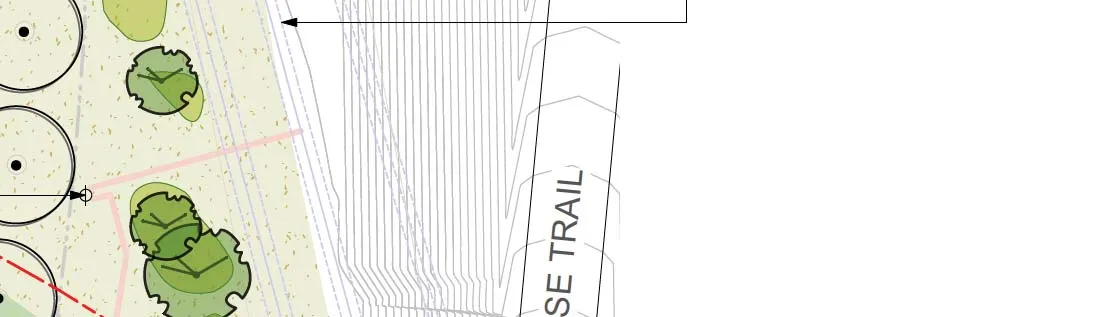 Label and path section for Galloping Goose Trail