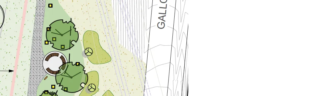 Circular seating node layout within Phase 1