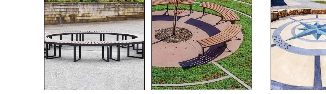 Photo examples of Circular Seating Nodes and ToVR symbol graphics