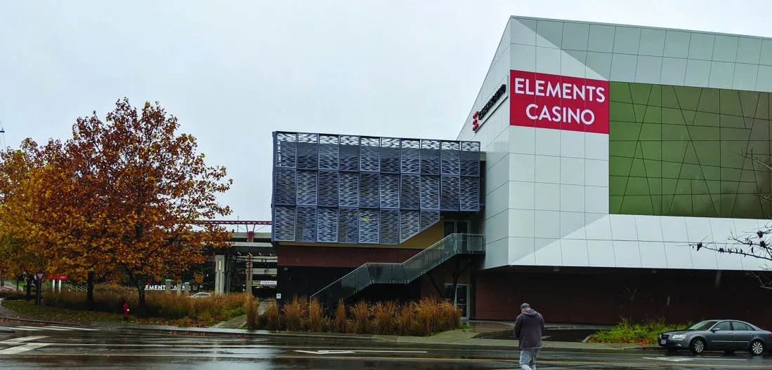 Photo B - View of the Elements Casino building