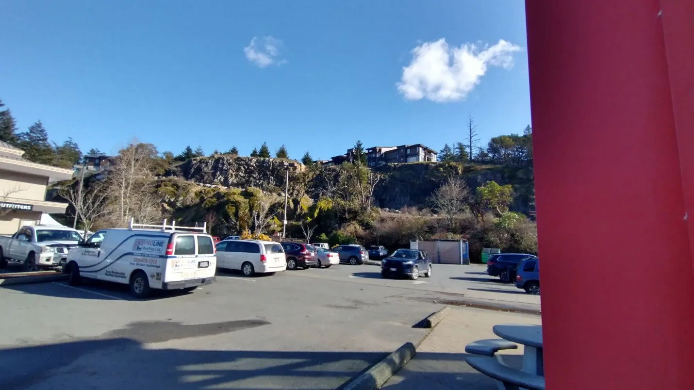 Figure 5. Viewpoint B from condominium parking lot