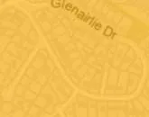 Map detail of Glenairlie Dr residential area