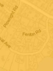 Map detail of Fenton Rd residential area