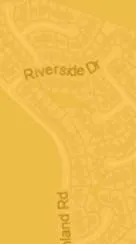 Map detail of Riverside Dr residential area