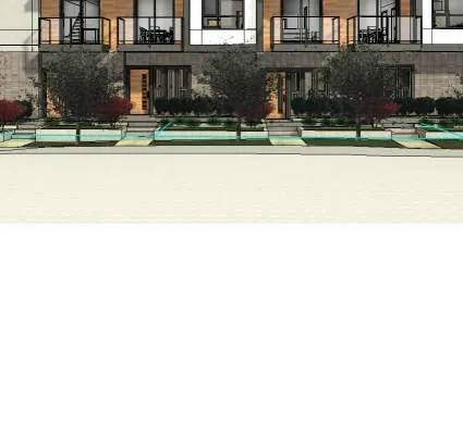 Upper facade detail