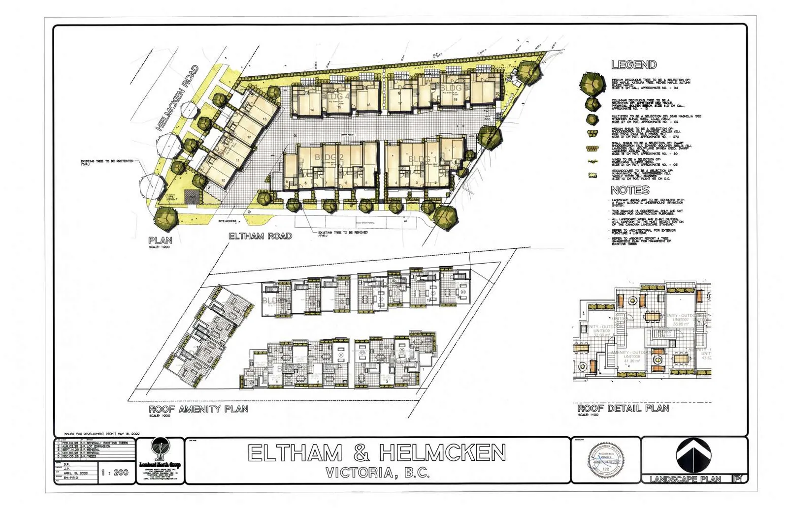 Rendering detail - Eltham view foreground landscaping and street frontage