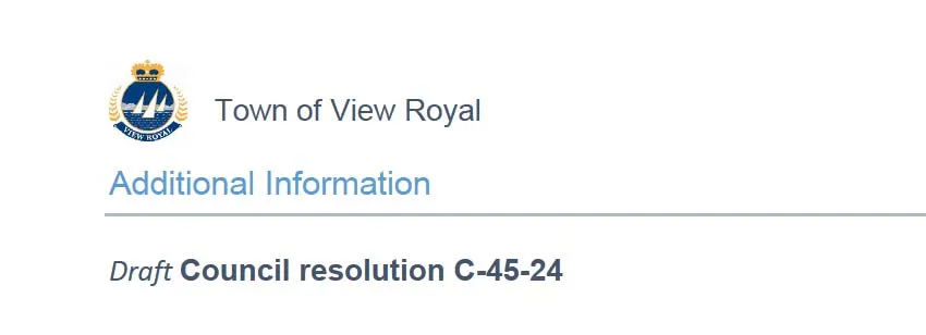 Heading for additional information and resolution