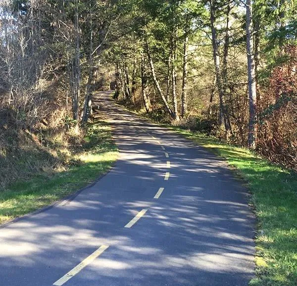 Photograph of a paved "Regional Pathway"
