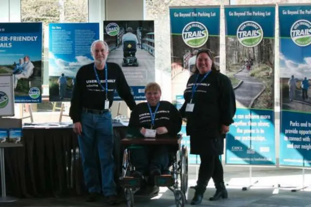 Pictured alongside her father Dave Essery and Bobbi Neal with West Shore Parks and Recreation, Marnie Essery has been chair of the Intermunicipal Advisory Committee on Disability Issues for nearly 30 years. The committee has been advocating on behalf of all residents, regardless of ability, within the West Shore and Greater Victoria regions since 1989. (Courtesy of Marnie Essery)