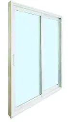 10. Vinyl Window with White Frame