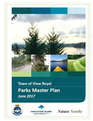 Parks Master Plan cover