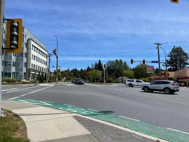 Icons for pedestrians, wheelchair users, and cyclists