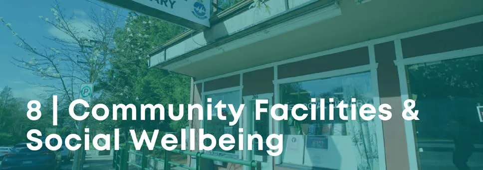 8 | Community Facilities & Social Wellbeing banner