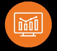 Bar chart and graph icon representing Phase 1: Project Initiation & Baseline Conditions