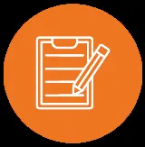Clipboard and pencil icon representing Phase 4: Draft Plan