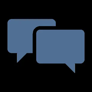 Speech bubbles icon