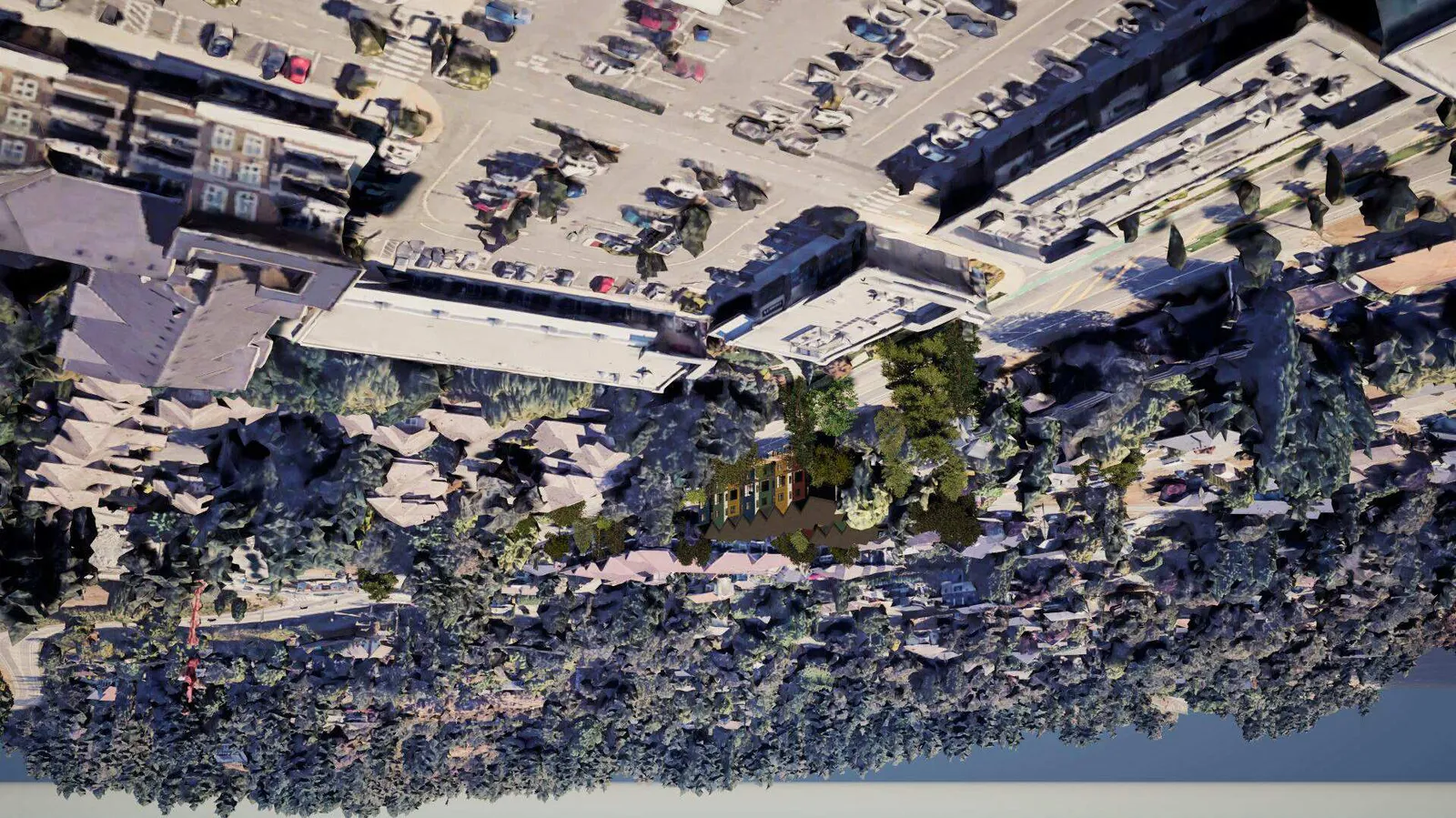 Aerial Context View from Eagle Creek