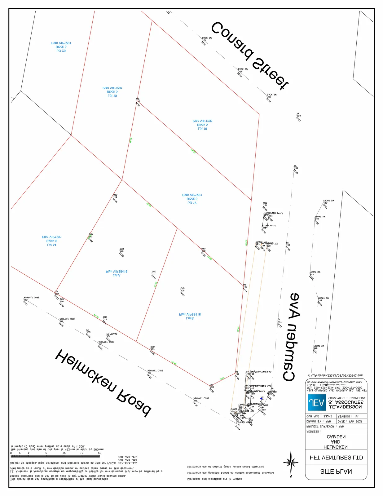 Site Plan Survey Map