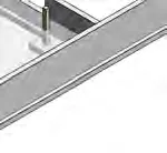 3D rendering of the concrete foundation structure
