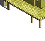 Detail 3/S4 - typical cross-section of foundation wall showing skim coat and exterior pad footing