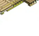 Detail 8/S6 - typical roof and wall framing intersection detail