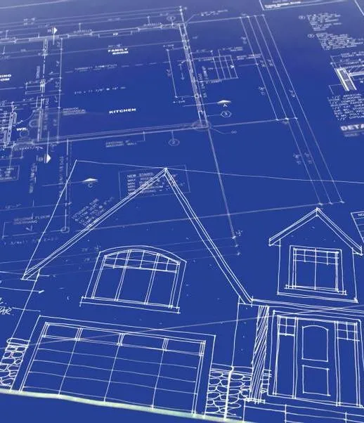 Blueprint of a house design