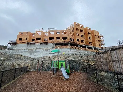 Construction photo of the residential building at 2000 West Park Lane