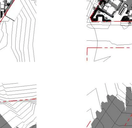 Road section at Unit 10-12 back entries.