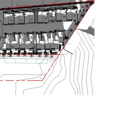 3D perspective rendering - Front view from Helmcken Rd.