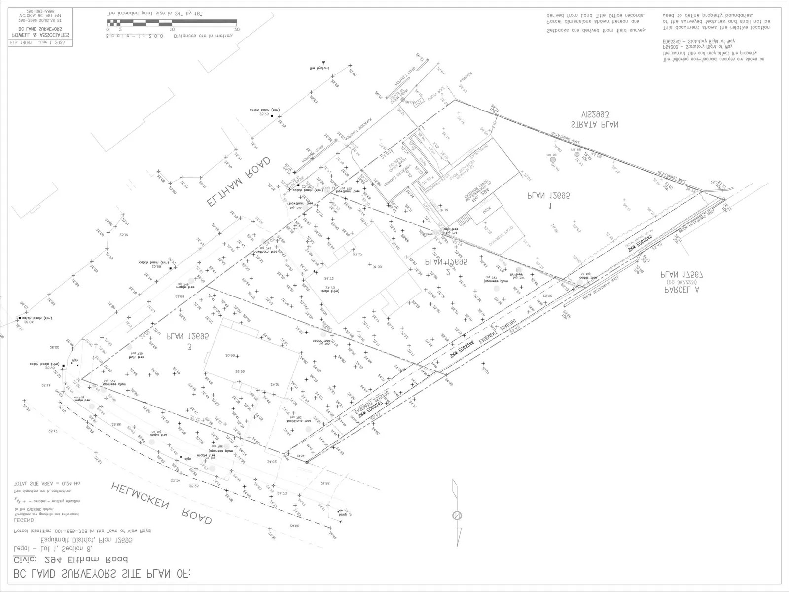 Detailed area breakdown for Unit 011 stairs.