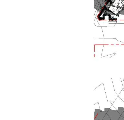 Site plan detail for Building 1 showing average grade calculation: 85.47' (26.05m)