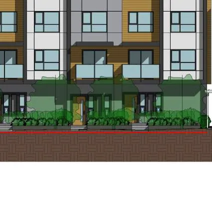 Level 2 plan detail for Building 4 units