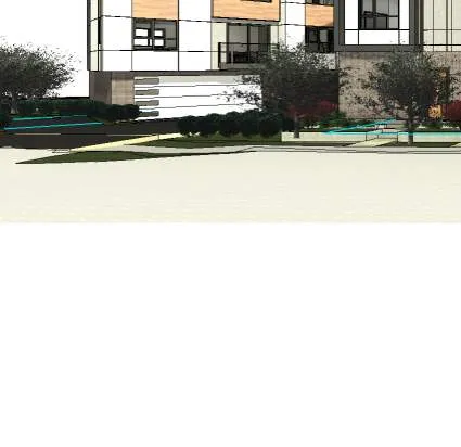Detail of area calculation for Unit 5 residential space