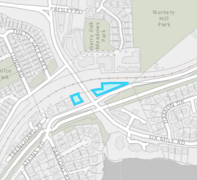 Inset diagram map showing the subject land at 80 Atkins Road highlighted in blue