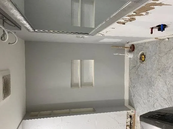 Removed bathroom fixtures