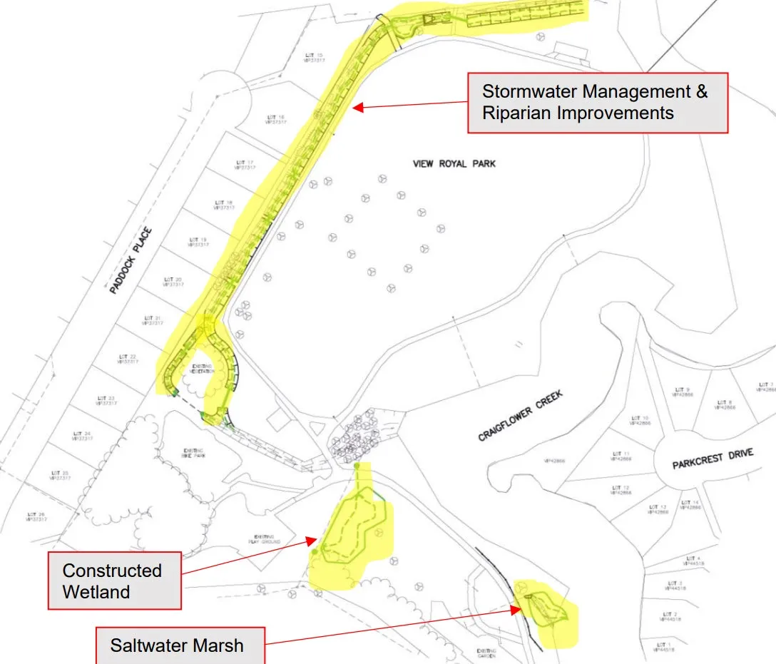 Figure 1: Stormwater Management Improvement Extents