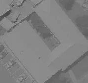 Aerial view of building rooftops