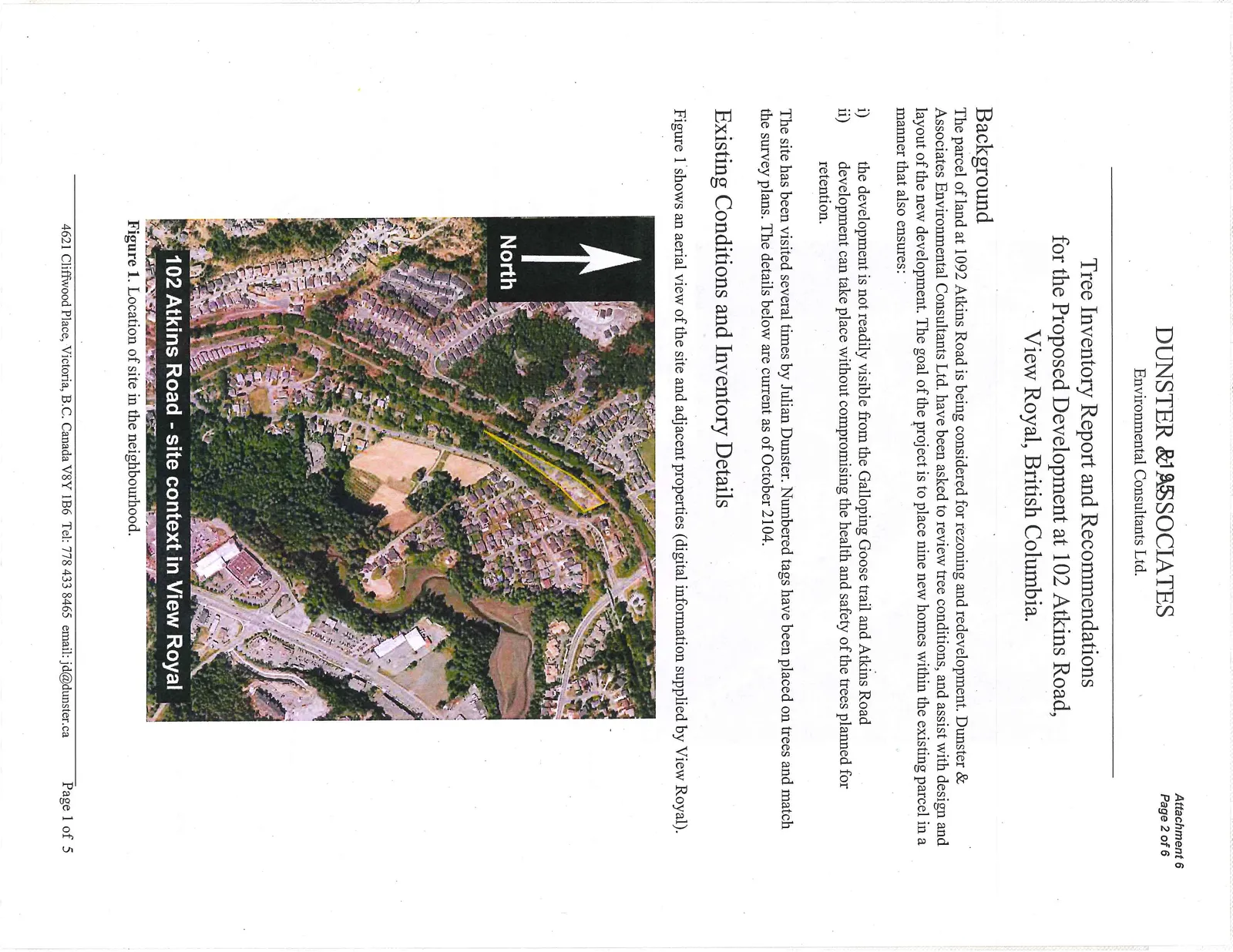 Figure 1. Location of site in the neighbourhood.
