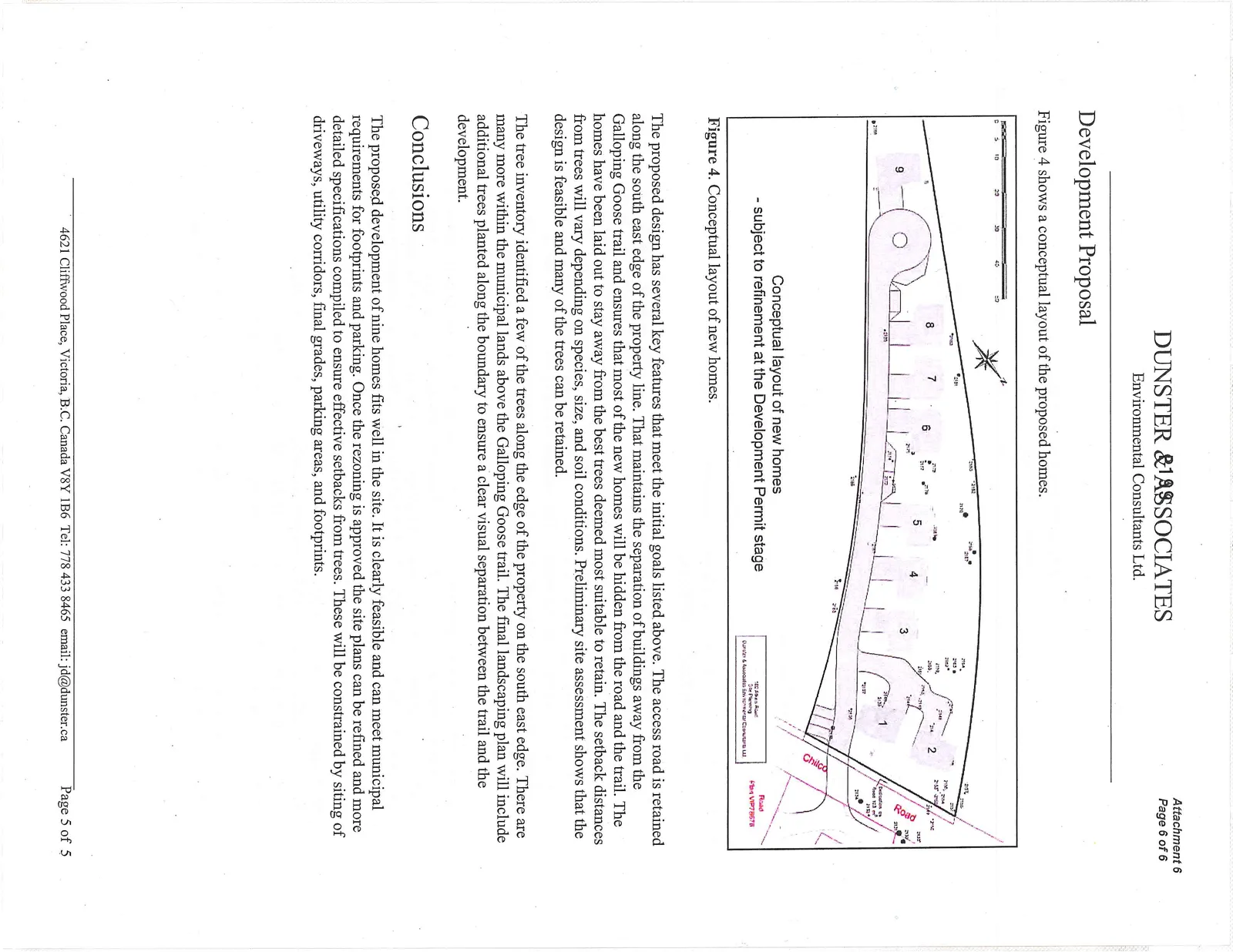 Figure 3. Survey plan showing tree locations by tag number - existing site.