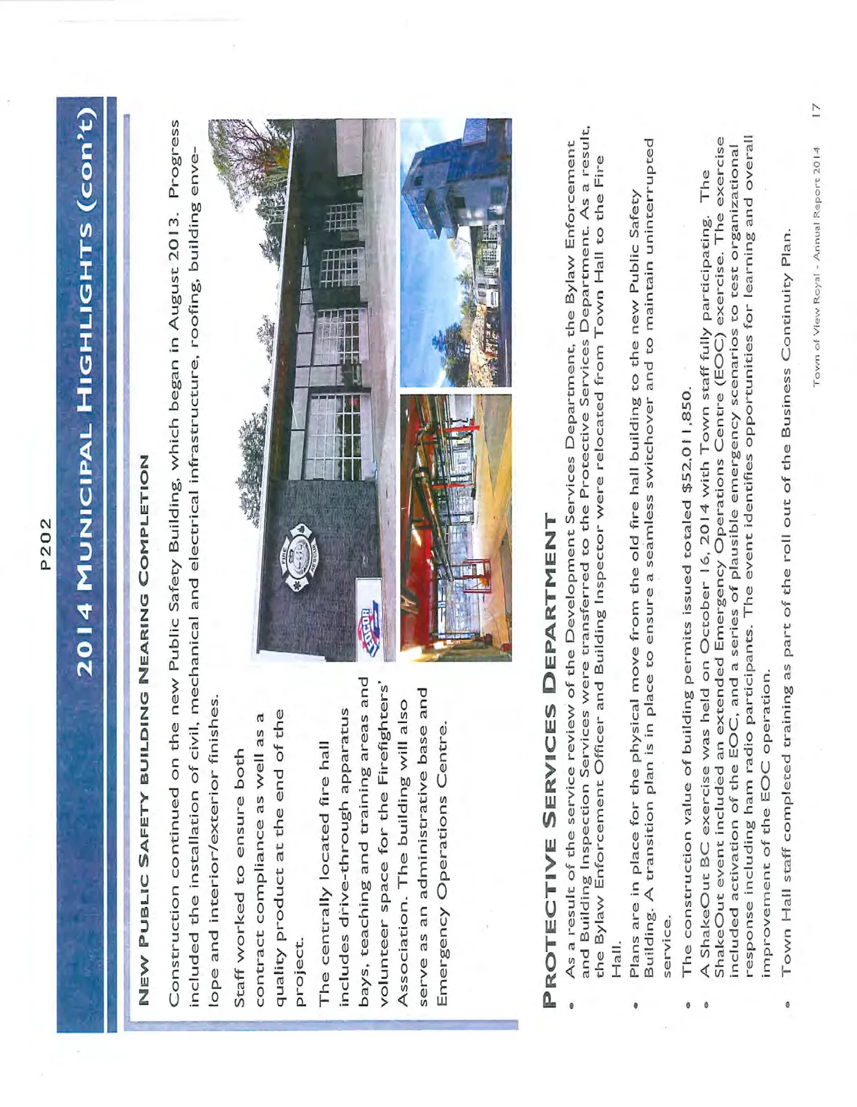 Photo of the exterior of the new Public Safety Building
