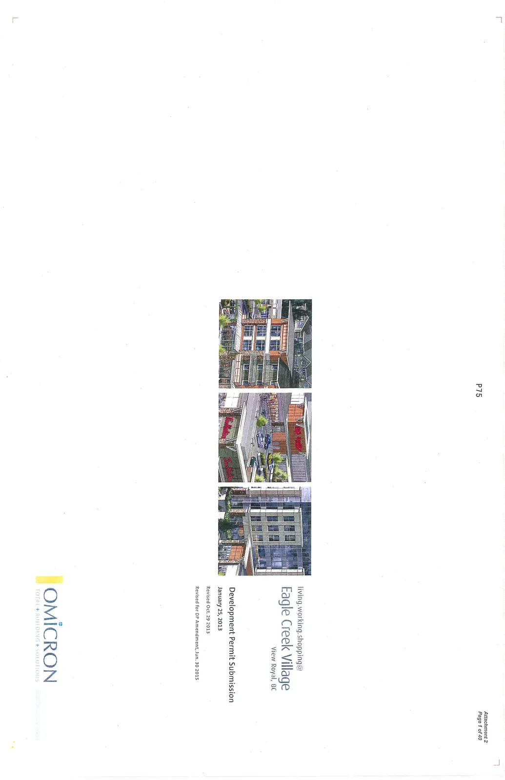 Architectural rendering of a multi-story residential and commercial building