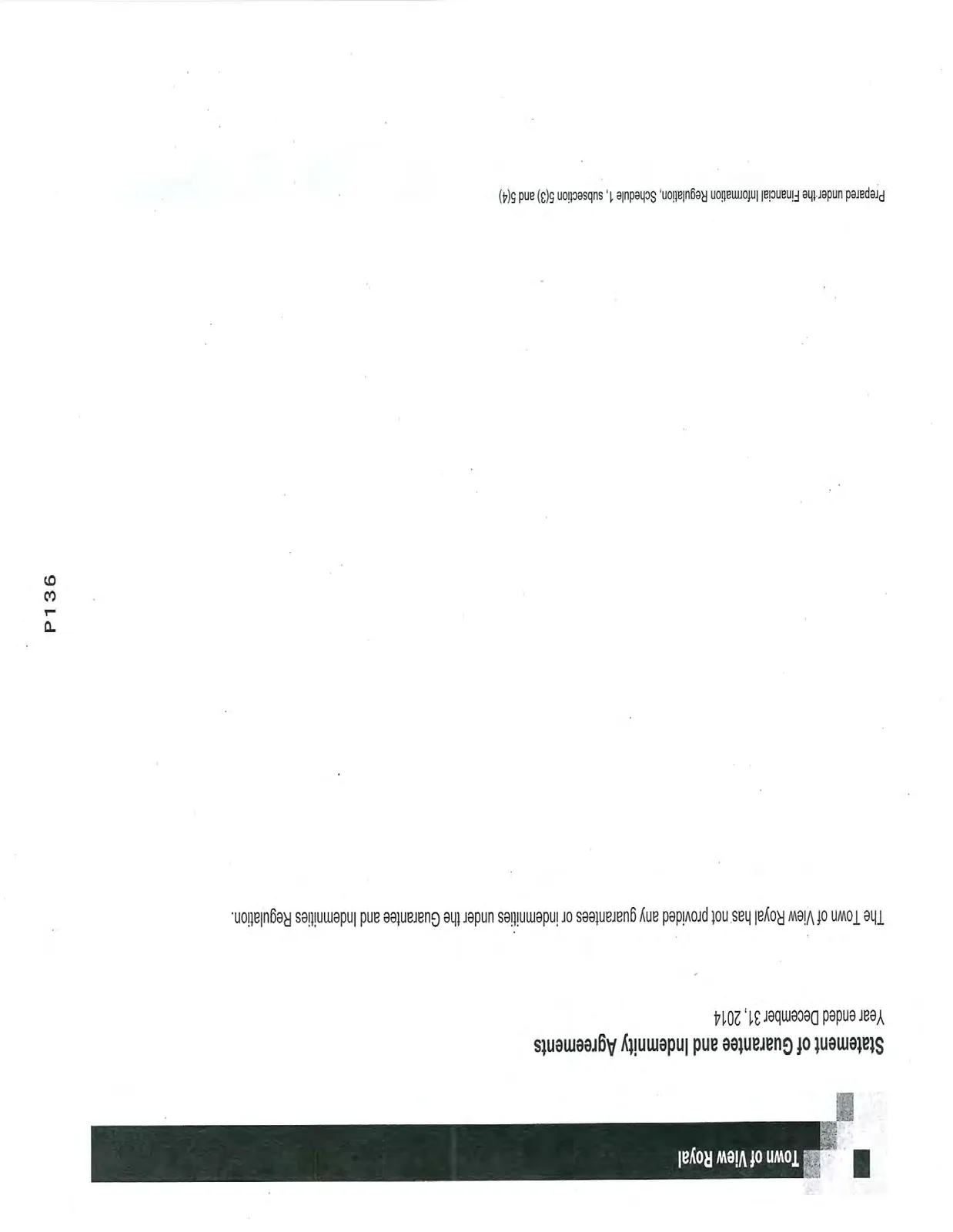 Statement of Guarantee and Indemnity Agreements