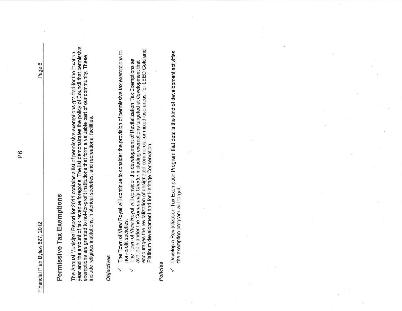 Permissive Tax Exemptions text page
