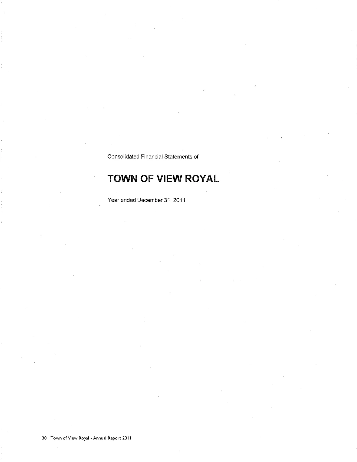 Exterior view of View Royal Town Hall building