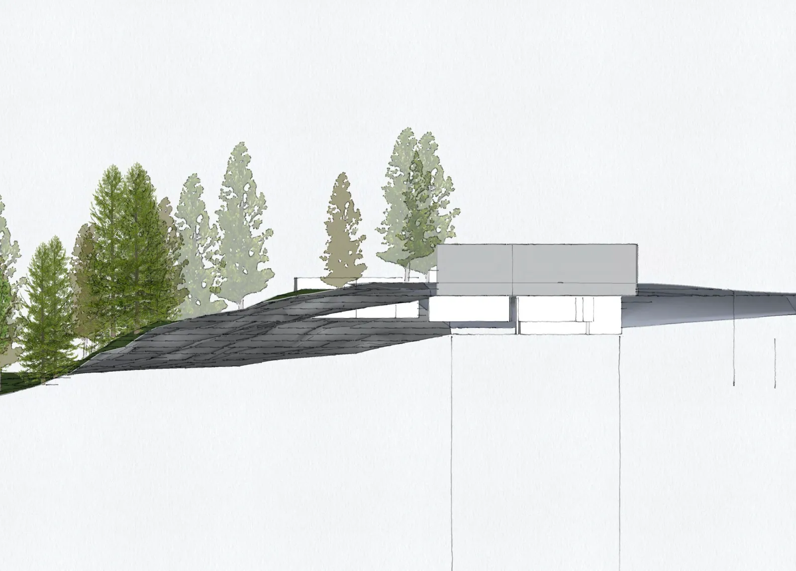 Emergency Access Plan (Scale 1:200) showing fire truck turning radii, slopes, and access routes.