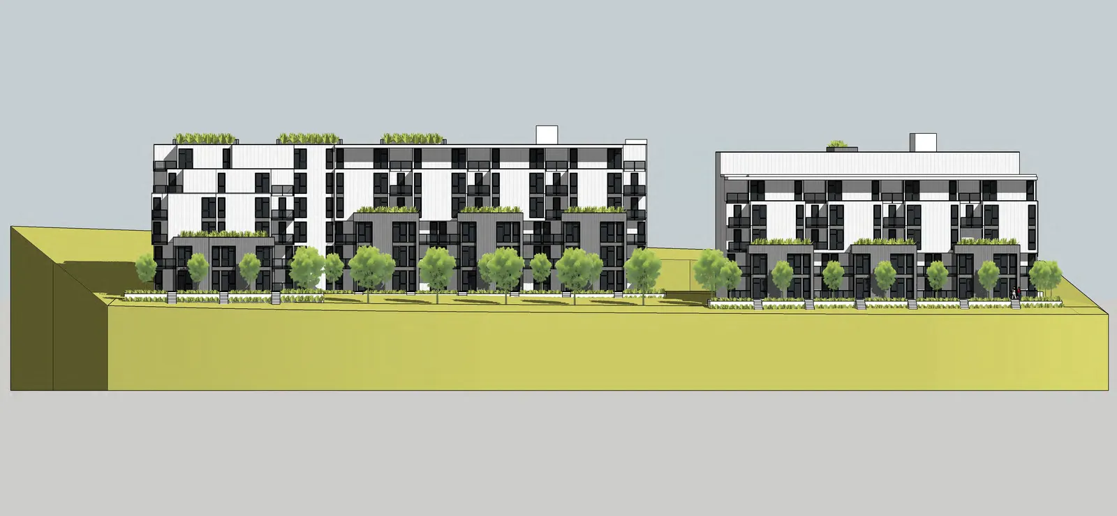 Key plan for site sections.