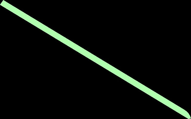 Green map overlay line with arrow