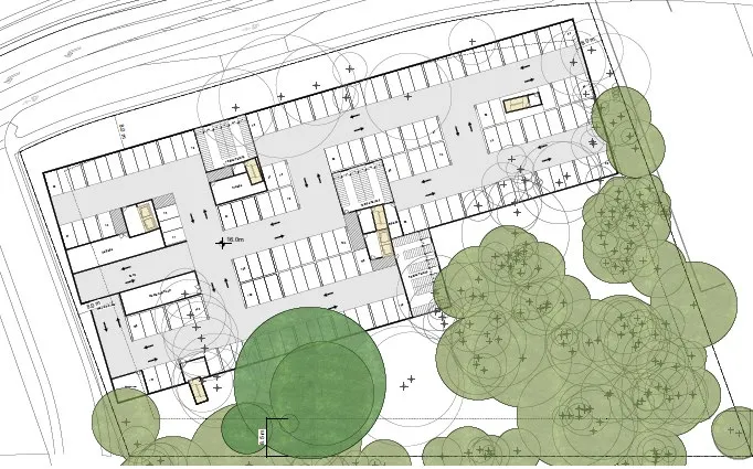 Conceptual Rendering of Underground Parking