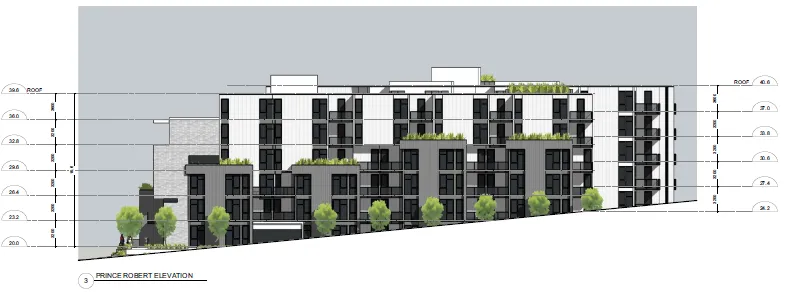 Conceptual Digital Elevation Model of the Front Yard (Prince Robert Drive)